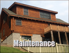  Mc Coy, Virginia Log Home Maintenance